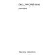 AEG FAV6040w Owners Manual AEG FAV6040w Owners Manual