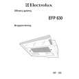 ELECTROLUX EFP630 Owners Manual ELECTROLUX EFP630 Owners Manual