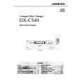 ONKYO DXC540 Owners Manual ONKYO DXC540 Owners Manual