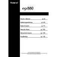 ROLAND EP880 Owners Manual ROLAND EP880 Owners Manual