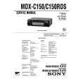SONY MDXC150/RDS Service Manual SONY MDXC150/RDS Service Manual