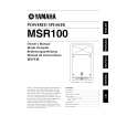 YAMAHA MSR100 Owners Manual YAMAHA MSR100 Owners Manual