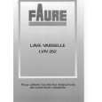 FAURE LVN262W Owners Manual FAURE LVN262W Owners Manual