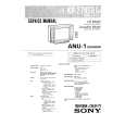 SONY KV-27XBR10 Owners Manual SONY KV-27XBR10 Owners Manual