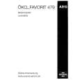 AEG FAV479WE Owners Manual AEG FAV479WE Owners Manual
