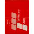 CRUMAR TRILOGY Circuit Diagrams CRUMAR TRILOGY Circuit Diagrams