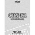 YAMAHA CBX-K1 Owners Manual YAMAHA CBX-K1 Owners Manual