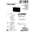 SONY ICFSW15 Service Manual SONY ICFSW15 Service Manual