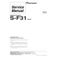 PIONEER S-F31/XDCN Service Manual PIONEER S-F31/XDCN Service Manual