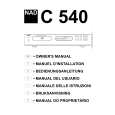 NAD C540 Owners Manual NAD C540 Owners Manual