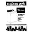 WHIRLPOOL LA5800XPW0 Owners Manual WHIRLPOOL LA5800XPW0 Owners Manual