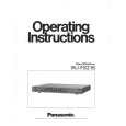 PANASONIC WJFS216 Owners Manual PANASONIC WJFS216 Owners Manual
