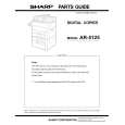 SHARP AR-5125 Parts Catalog SHARP AR-5125 Parts Catalog