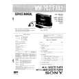 SONY WMF702 Service Manual SONY WMF702 Service Manual