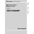 PIONEER DEH-P3900MP/XU/UC Owners Manual PIONEER DEH-P3900MP/XU/UC Owners Manual