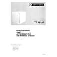 ELECTROLUX TF183G Owners Manual ELECTROLUX TF183G Owners Manual