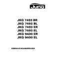 JUNO-ELECTROLUX JKG7493BL Owners Manual JUNO-ELECTROLUX JKG7493BL Owners Manual