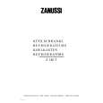 ZANUSSI Z140T Owners Manual ZANUSSI Z140T Owners Manual