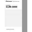 PIONEER DJM-3000/KUCXCN Owners Manual PIONEER DJM-3000/KUCXCN Owners Manual