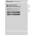 PIONEER DEH-P5530MP/X1B/EW Owners Manual PIONEER DEH-P5530MP/X1B/EW Owners Manual