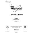 WHIRLPOOL LA6680XPW0 Parts Catalog WHIRLPOOL LA6680XPW0 Parts Catalog