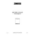 ZANUSSI TCS623T Owners Manual ZANUSSI TCS623T Owners Manual