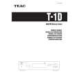 TEAC T1D Owners Manual TEAC T1D Owners Manual