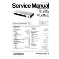 TECHNICS STZ15L/K Service Manual TECHNICS STZ15L/K Service Manual