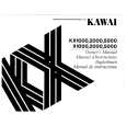 KAWAI X1000 Owners Manual KAWAI X1000 Owners Manual