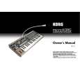 KORG MICROKORG Owners Manual KORG MICROKORG Owners Manual