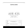 HARMAN KARDON AVR435 VER.2 Owners Manual HARMAN KARDON AVR435 VER.2 Owners Manual