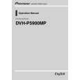 PIONEER DVH-P5900MP Owners Manual PIONEER DVH-P5900MP Owners Manual