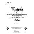 WHIRLPOOL SF3000SRW5 Parts Catalog WHIRLPOOL SF3000SRW5 Parts Catalog
