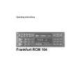 BLAUPUNKT FRANKFURT RCM104 Owners Manual BLAUPUNKT FRANKFURT RCM104 Owners Manual