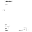 PIONEER BDP-LX71/TAXJ5 Owners Manual PIONEER BDP-LX71/TAXJ5 Owners Manual