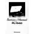 PIONEER PL-540 Service Manual PIONEER PL-540 Service Manual