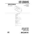 SONY ICFC900HS Service Manual SONY ICFC900HS Service Manual