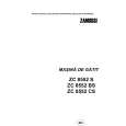 ZANUSSI ZC8552BS Owners Manual ZANUSSI ZC8552BS Owners Manual