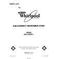 WHIRLPOOL MW1500XP1 Parts Catalog WHIRLPOOL MW1500XP1 Parts Catalog
