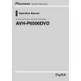 PIONEER AVH-P6500DVD Owners Manual PIONEER AVH-P6500DVD Owners Manual