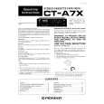 PIONEER CT-A7X(BK)/KU Owners Manual PIONEER CT-A7X(BK)/KU Owners Manual