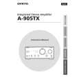 ONKYO A905TX Owners Manual ONKYO A905TX Owners Manual