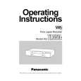PANASONIC AGTL350B Owners Manual PANASONIC AGTL350B Owners Manual