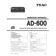 TEAC AD-600 Service Manual TEAC AD-600 Service Manual
