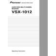 PIONEER VSX-1012-K/KUXJICA Owners Manual PIONEER VSX-1012-K/KUXJICA Owners Manual