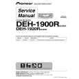 PIONEER DEH-1900R/XS/EW5 Service Manual PIONEER DEH-1900R/XS/EW5 Service Manual