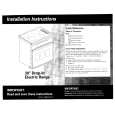 WHIRLPOOL RS696PXEB0 Installation Manual WHIRLPOOL RS696PXEB0 Installation Manual