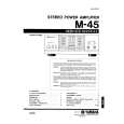 YAMAHA M45 Service Manual YAMAHA M45 Service Manual