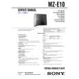 SONY MZE10 Owners Manual SONY MZE10 Owners Manual