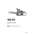HUSQVARNA 40 Owners Manual HUSQVARNA 40 Owners Manual
